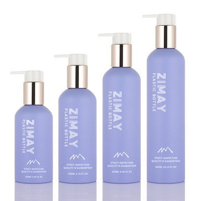 Το Eco η φιλική PET 150ml 200ml 250ml 8 oz νέου ύφους πάγωσε το ιώδες σωμάτων πλυσίματος λοσιόν ντους μπουκάλι Τύπου αντλιών πηκτωμάτων χρυσό