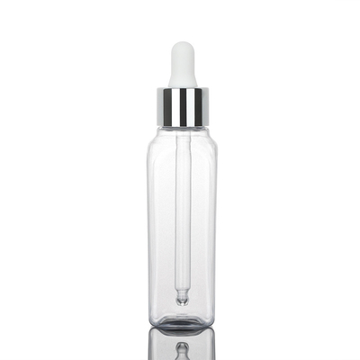 2 oz καλλυντικό Dropper υλικό 30mm μπουκαλιών πλάτος της PET για το προϊόν φροντίδας δέρματος