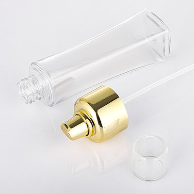 50ml 150ml πλαστικός καλλυντικός ψεκασμού μπουκαλιών χρυσός ψεκαστήρας αντλιών υδρονέφωσης Τύπου λεπτός