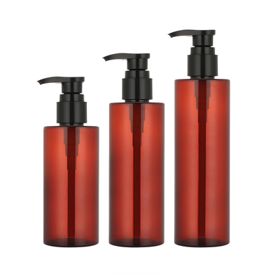 Στρογγυλός ηλέκτρινος ψεκαστήρας 150ml 200ml 250ml αντλιών μπουκαλιών σαμπουάν για το πήκτωμα ντους