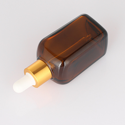 50ml Dropper κενό ορών μπουκάλι ορών γυαλιού λογότυπων συνήθειας πετρελαίου τρίχας εμπορευματοκιβωτίων καλλυντικό