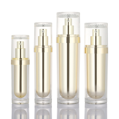 30ml 50ml 100ml 120ml τα πλαστικά ακρυλικά εμπορευματοκιβώτια κρέμας πολυτέλειας μπουκαλιών 50g λοσιόν ομορφιάς makeup καλλυντικά skincare θέτουν