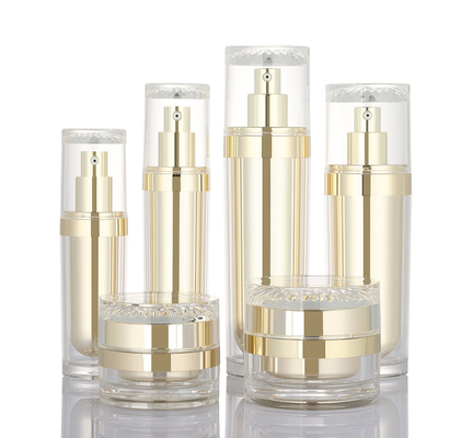 30ml 50ml 100ml 120ml τα πλαστικά ακρυλικά εμπορευματοκιβώτια κρέμας πολυτέλειας μπουκαλιών 50g λοσιόν ομορφιάς makeup καλλυντικά skincare θέτουν