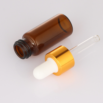 Παγωμένο ηλέκτρινο Dropper μπουκαλιών 5ml 10ml κενό καλλυντικό γύρω από το μπουκάλι ορών προσώπου