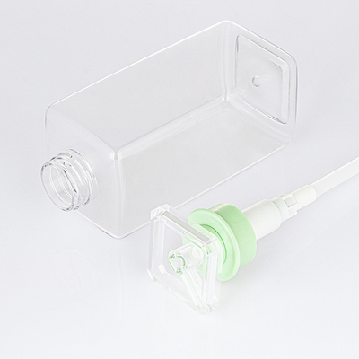 Ορθογωνίων επίπεδο 300ml 400ml 800ml ντους συνήθειας αντλιών κενό στρογγυλό μπουκάλι σαμπουάν πετρελαίου