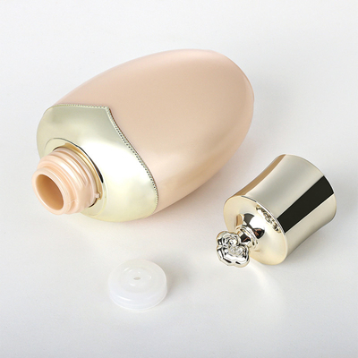 Χρυσή μοναδική 50ml συσκευασία κοστουμιών Skincare μπουκαλιών λοσιόν τονωτικού βάζων 100ml 120ml 150ml κρέμας προσώπου πολυτέλειας