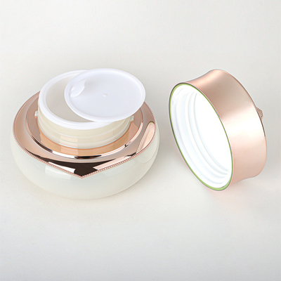 Χρυσή μοναδική 50ml συσκευασία κοστουμιών Skincare μπουκαλιών λοσιόν τονωτικού βάζων 100ml 120ml 150ml κρέμας προσώπου πολυτέλειας