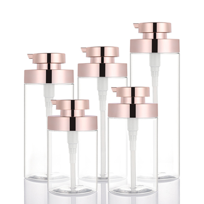OEM διαφανές αφρόλουτρο 800ml, καθαριστικό σώματος, μπουκάλι λοσιόν για σαμπουάν, προσαρμοσμένης αντλίας