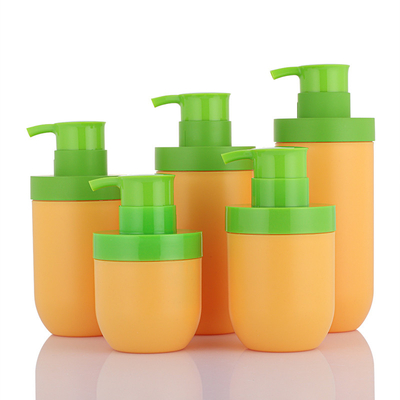 Χονδρική greem and orange μοναδικό airless 50ml καλλυντικών άδειο μπουκάλι λοσιόν προσώπου