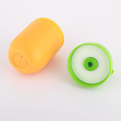 Χονδρική greem and orange μοναδικό airless 50ml καλλυντικών άδειο μπουκάλι λοσιόν προσώπου