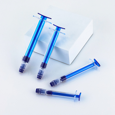 Blue Empty Eye Cream Cosmetic Packaging Tube Σύριγγα Skin Care Injection Style