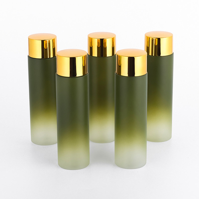 Μικρό πλαστικό μπουκάλι ψεκασμού 150 ml Gradient Green με βιδωτό καπάκι