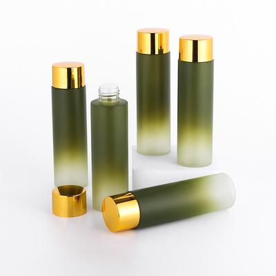 Μικρό πλαστικό μπουκάλι ψεκασμού 150 ml Gradient Green με βιδωτό καπάκι