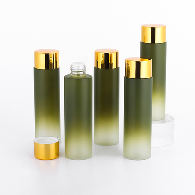 Μικρό πλαστικό μπουκάλι ψεκασμού 150 ml Gradient Green με βιδωτό καπάκι