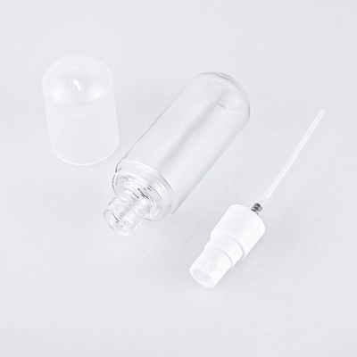 PETG Clear Empty, στρογγυλό πλαστικό μπουκάλι σπρέι μαλλιών για λοσιόν περιποίησης δέρματος
