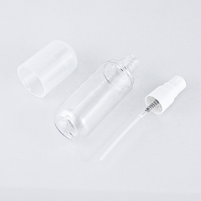 PETG Clear Empty, στρογγυλό πλαστικό μπουκάλι σπρέι μαλλιών για λοσιόν περιποίησης δέρματος