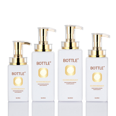 800ml Πλαστική λοσιόν Pump Bottle Square Shampoo Hair And Conditioner