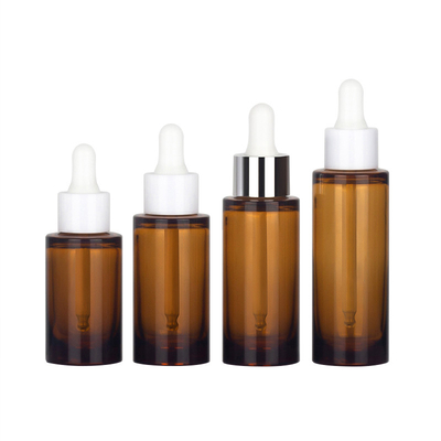 OEM ODM 50ml Cosmetic Dropper Bottle Amber Essential Oil Bottle Bottle