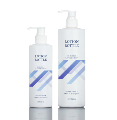 άσπρο PE 143mm 300ml γύρω από το καλλυντικό μπουκάλι λοσιόν για τη συσκευασία πηκτωμάτων ντους