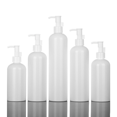 Η συνήθεια PET τρίβει το καλλυντικό μπουκάλι 480ml 400ml λοσιόν πλυσίματος σώματος αντλιών