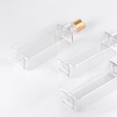 300ml μπουκάλι διαφανές PETG υλικό Recycable δίσκων ΚΑΠ με το χρυσό καπάκι