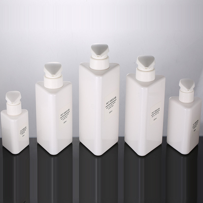 Χονδρικά 100ml 200ml 300ml τριγώνων μορφής ανακύκλωσης πλαστικά της Pet λοσιόν μπουκάλια σαμπουάν αντλιών 500ml εμπορευματοκιβωτίων μαύρα χωρίς αέρα