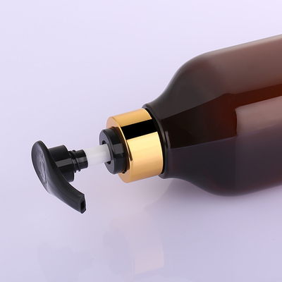Πολυτέλειας ηλέκτρινη 200ml 300ml 350ml 400ml 1000ml Βοστώνη σώματος χρυσή κορυφή μπουκαλιών σαμπουάν λοσιόν καλλυντική μοναδική φανταχτερή