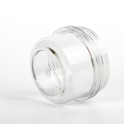 50ml κενά πλαστικά βάζα με τα καπάκια, διαφανή πλαστικά εμπορευματοκιβώτια ομορφιάς