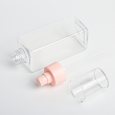 Ρόδινο μπουκάλι 100ml 200ml ψεκασμού της Pet με το στόμα 48mm 24mm διάμετρος κομψή