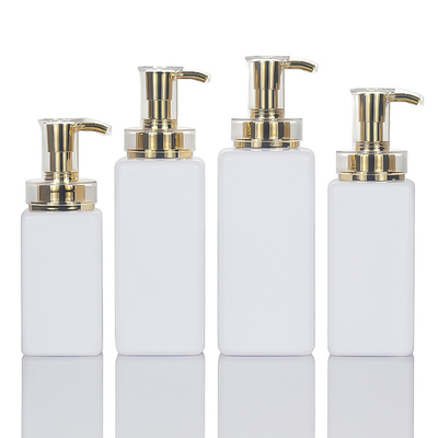 Βιοδιασπάσιμο 300ml 400ml 500ml τετραγωνικό χωρίς αέρα μπουκάλι σαμπουάν πολυτέλειας καλλυντικό κενό συσκευάζοντας πλαστικό
