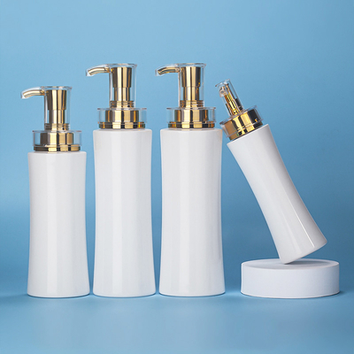 cOem 350ml 400ml 500ml γύρω από μορφής την πλαστική σαλονιών αντλία σωμάτων σαμπουάν χωρίς αέρα που συσκευάζει τα πλαστικά μπουκάλια