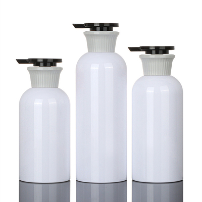 400ml κενά εμπορευματοκιβώτια γύρω από το πλαστικό σαμπουάν της PET λοσιόν και το χωρίς αέρα μπουκάλι αντλιών εδαφοβελτιωτικών