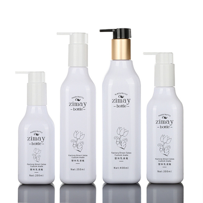 200ml 300ml 350ml 400ml πολυτέλειας βιοδιασπάσιμο μοναδικό τετραγωνικό καλλυντικό μπουκάλι αντλιών λοσιόν χωρίς αέρα χρυσό