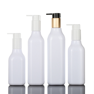 200ml 300ml 350ml 400ml πολυτέλειας βιοδιασπάσιμο μοναδικό τετραγωνικό καλλυντικό μπουκάλι αντλιών λοσιόν χωρίς αέρα χρυσό