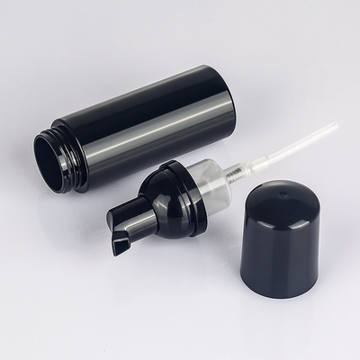 Σαφή μαύρα 2 Oz μπουκάλια 130mm ύψος 35.5mm αντλιών αφρού διάμετρος
