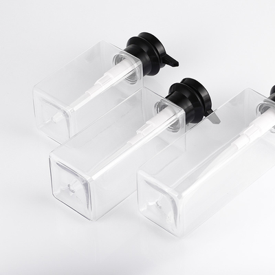 Διαφανές πλαστικό υλικό 350ML μπουκαλιών PETG αντλιών λοσιόν πολυτέλειας