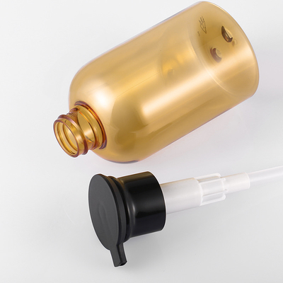 500ml μπουκάλια 67mm αντλιών λοσιόν πολυ χρήση χρώματος πλάτους ηλέκτρινη