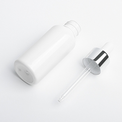 Ασημένιο καλλυντικό Dropper μπουκάλι 50ml για το ουσιαστικό πετρέλαιο 34mm διάμετρος